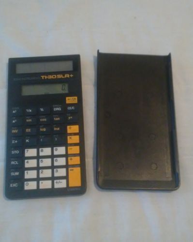 Vintage Texas Instruments TI-30 SLR Plus Science Calculator Solar Powered
