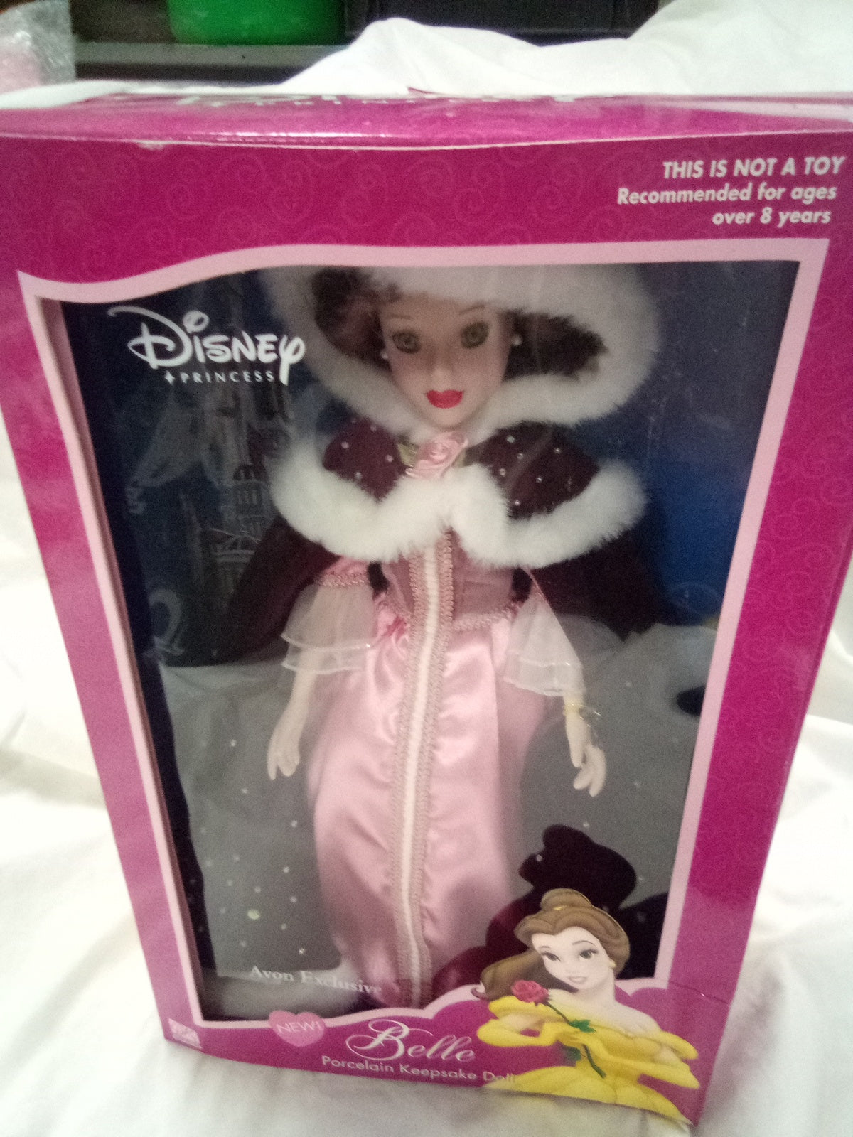 Disney Avon exclusive princess Belle porcelain keepsake doll