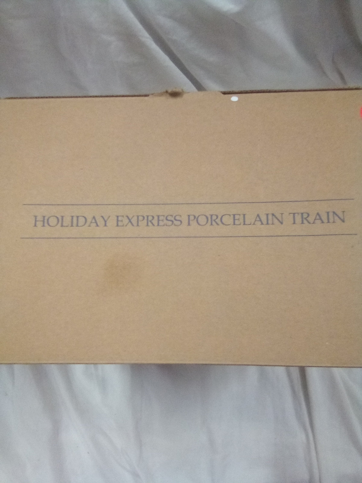 Holiday Express porcelain train Avon gift collection