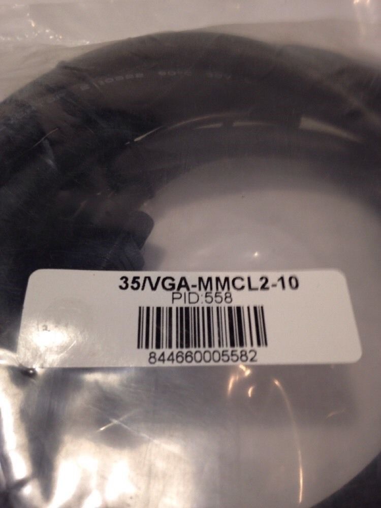 10' Cable 558, 35/VGA-MMCL2-10~SVGA & Stereo Audio