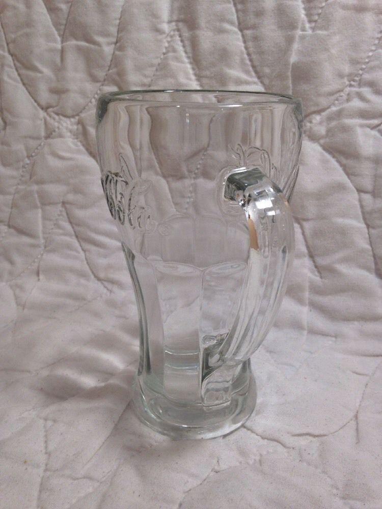 Vintage Coca-Cola Handled Glass