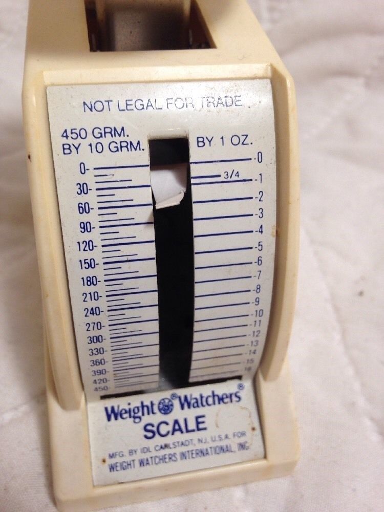 Vintage 1960s 1970s Small Weight Watchers Scale