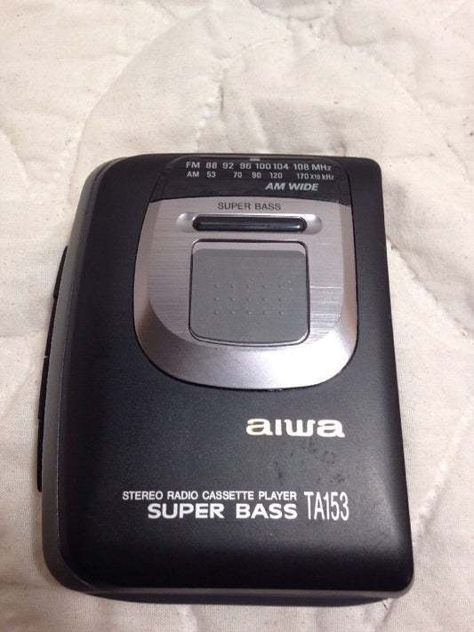 Aiwa #HS-TA153W Portable Stereo Radio Cassette Player
