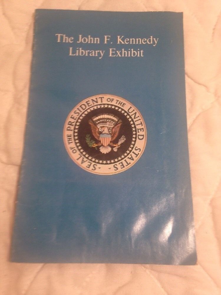 Vintage MidCentury "The John F. Kennedy Library"  Pamphlet from 1964