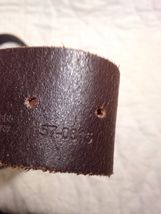 EDDIE BAUER Leather Belt Medium (M) #57-0815 M